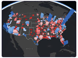 mapping how america s metros voted in