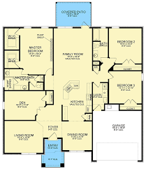 House Plan With Two Living Rooms