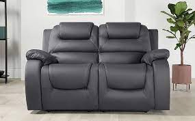 Vancouver 2 Seater Recliner Sofa Grey
