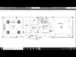 autocad lighting layout for a simple