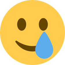 Text emoticons like crying laughter: Smiling Face With Tear Emoji