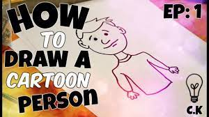 how to draw a simple cartoon person