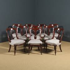 set of 10 victorian dining chairs