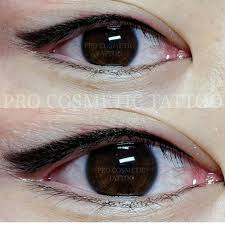 eyeliner tattoos by pro cosmetic tattoo