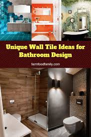 7 Unique Wall Tile Ideas For Bathroom