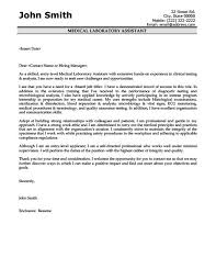 Medical Laboratory Assistant Cover Letter Alexandrasdesign Co