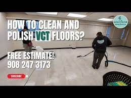 how to clean vct floors summit nj