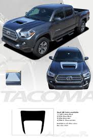 Details About 2015 2019 Toyota Tacoma Sport Hood Wrap Trd Sport Pro Decal Vinyl Graphic Stripe
