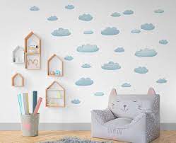 Cloud Wall Decals For Kids Room Nursery