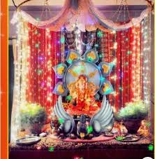 ganpati decoration ideas with mandap