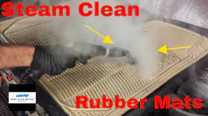 how to steam clean rubber floor mats