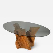 Dining Table With Cypress Tree Trunk Base