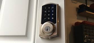 Slide the latch into the door, making sure that the middle hole in the latch is centered within the hole in the door. How To Install And Set Up Kwikset Smartcode Door Locks