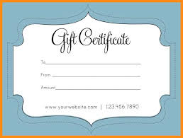 Making Gift Certificate Free Creative Advice