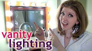 vanity lighting how to apply makeup