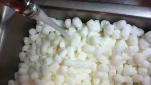 Dissolving Biodegradable Packing Peanuts In A Sink Youtube