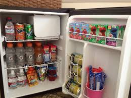 A 20.6 cubic foot refrigerator is estimated to cost $47 per year to run compared to a 4.4 cubic foot unit's operating cost of $27 annually. A Self Serve Mini Fridge In The Kids Playroom Stocked With Snacks And Child Friendly Drinks Makes Our Lives So Much Ea Mini Fridge Kids Playroom Self Serve