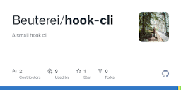 GitHub - Beuterei/hook-cli: A small hook cli