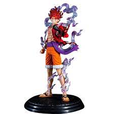 Anime Cartoon Characters Monkey.D.Luffy Figure Sun God Nika Luffy Gear 5 One  Piece Figure Cartoon Game Character Model Statue Figure Doll Collection  -8.2inch,Red : Amazon.co.uk: Toys & Games
