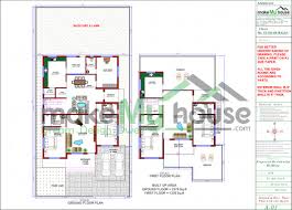 Buy 50x100 House Plan 50 By 100 Front