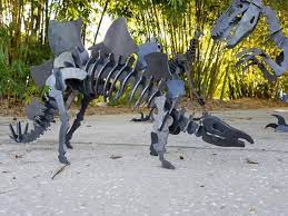 Metal Stegosaurus Stegosaurus Yard Art
