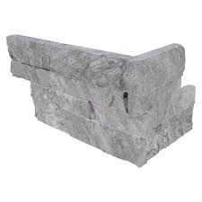 Glacial Grey Marble Stacked Stone Msi