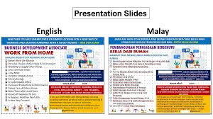 It is spoken by 18 million people representing 0.2338% of the world's population. Presentation Slides English To Malay Writing Translation Portfolio By Mastura Abd Malek Remotehub