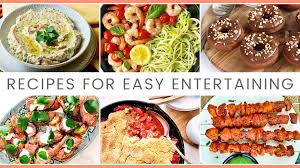 recipes for easy entertaining the