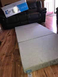 lucid 4inch gel folding mattress sofa
