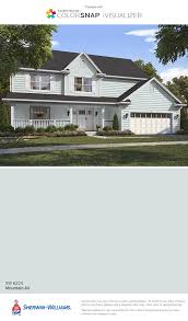 Choose the perfect paint colors for your next home painting painting project. I Found This Color With Colorsnap Visualizer For Iphone By Sherwin Williams Mountain Air Sw 6224 House Exterior House Paint Exterior Exterior House Colors