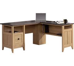 Corner desks, wood desks & computer tables : Buy Teknik Home Study L Shaped Office Desk Slate Free Delivery Currys
