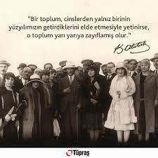 Tüpraş on Twitter: "5 Aralık 1934 tarihinde Mustafa Kemal Atatürk'ün  önderliğinde, birçok ülkeden önce Türkiye'de kadınların seçme ve seçilme  hakkına kavuştuğu Kadın Hakları Günü kutlu olsun! #5AralıkKadınHaklarıGünü  #EnerjimizBitmez ...