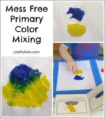 Mess Free Primary Color Mixing Craftulate