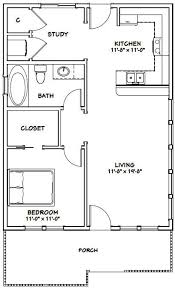 24x32 House 1 Bedroom 1 Bath 768 Sq Ft