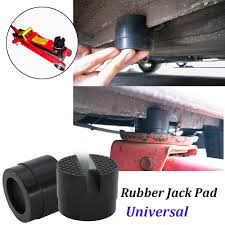 car slotted rubber jack pad stand