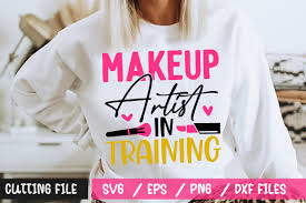 makeup artist in training svg by