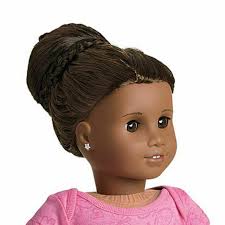 I hope this tutorial encourages you to work with natural fiber locks and that it helps you create the most beautiful hair for your doll. American Girl Chic Dark Brown Bun Doll Hair Extention Updo Crisscross Braids For Sale Online Ebay