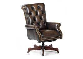 leather executive chair with tufted