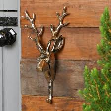 Silver Stag Wall Hook Extra Large