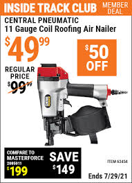11 gauge coil roofing air nailer