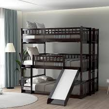Triple Bed Bunk Bed With Slide