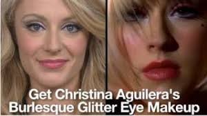 glitter burlesque makeup