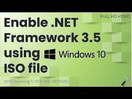 install net framework 3 5 on windows 10