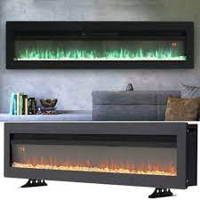 40 50 60inch Mounted Electric Fire Thin