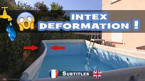 Montage de ma piscine Intex Ultra Frame rectangulaire - YouTube