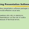 Using presentation software in studies