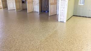 polyaspartic floor coating installed in