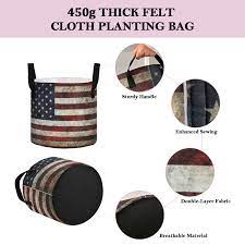 Amazon.com : Kigai American Flag Plant Grow Bags 5 Gallon,Breathable  Planting Container Planter Pot Thickened Nonwoven Plant Fabric Pots with  Handles for Plants,Flowers,Vegetables : Patio, Lawn & Garden