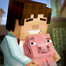Don't you think it's a little weird that you take him with you everywhere you go? 2. Jesse Y Reuben Minecraft Art Minecraft Wallpaper Minecraft Story Mode Wallpaper