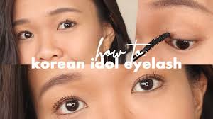 new in korean idol eyelash how to